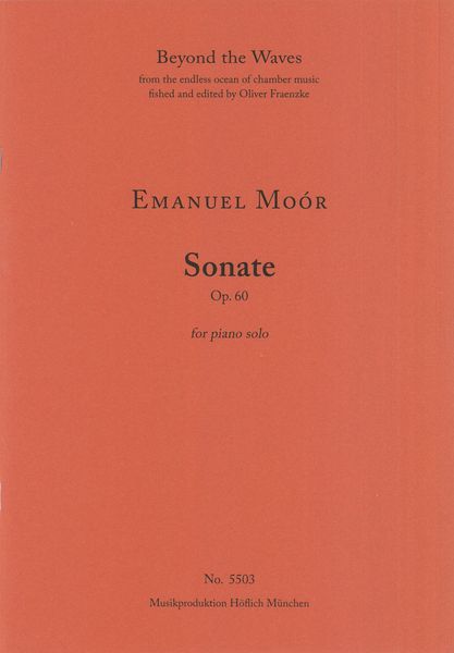 Sonate, Op. 60 : For Piano Solo.