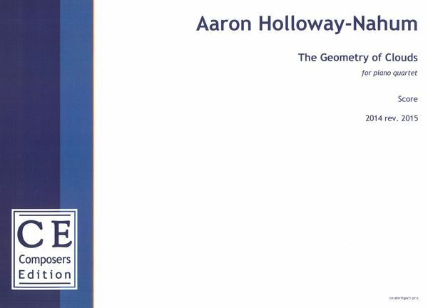 Geometry of Clouds : For Piano Quartet (2014) [Download].