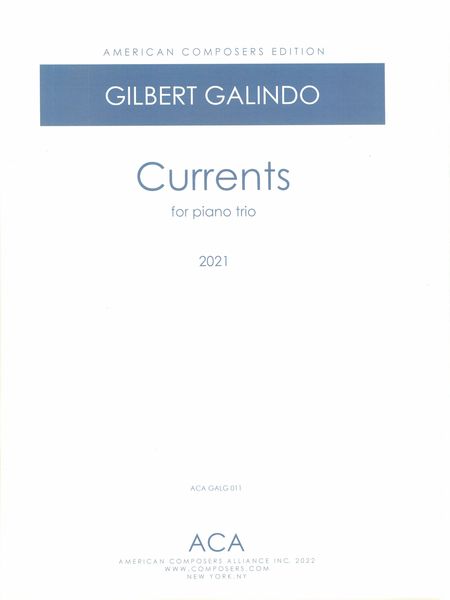 Currents : For Piano Trio (2021).