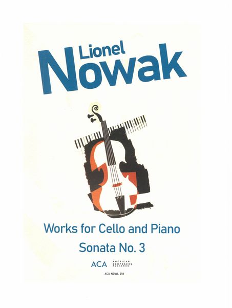 Sonata No. 3 : For Cello and Piano.
