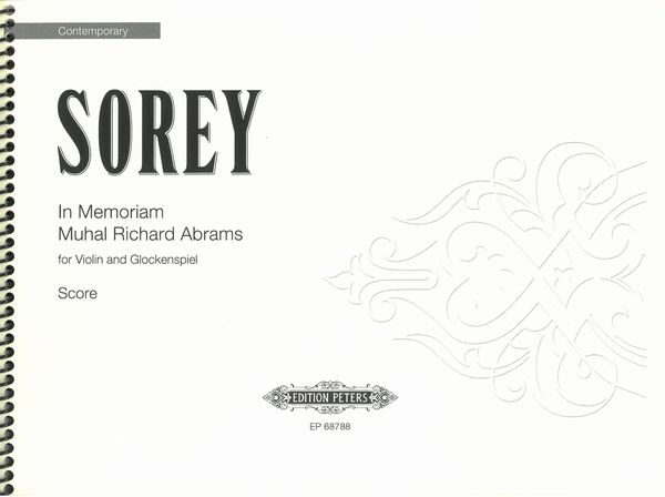 In Memoriam Muhal Richard Abrams : For Violin and Glockenspiel (2018).