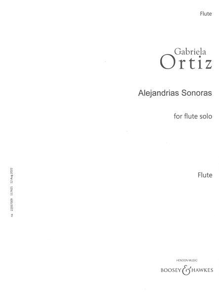 Alejandrías Sonoras : For Flute Solo.