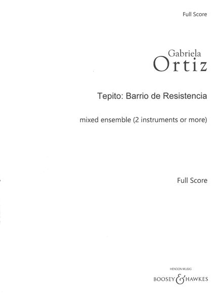 Tepito - Barrio De Resistencia : For Flute, Clarinet, Cello and Piano (2015).