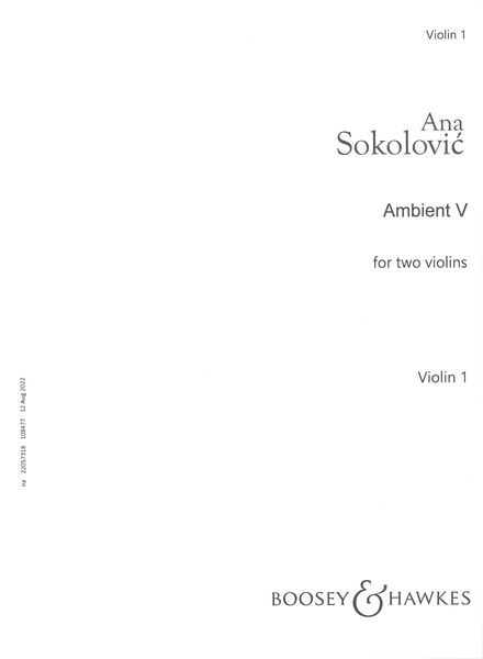 Ambient V : For 2 Violins (1995).