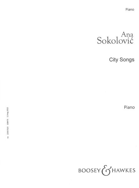 City Songs : For Violin and Piano (2001/2011).