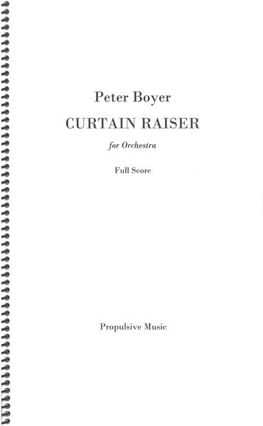 Curtain Raiser : For Orchestra.