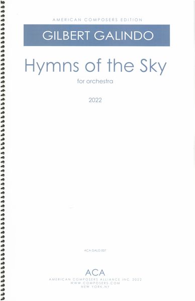 Hymns of The Sky : For Orchestra (2019-2022).
