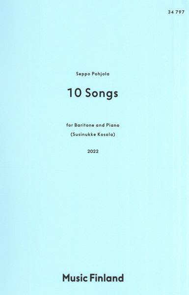 10 Songs : For Baritone and Piano (2022).