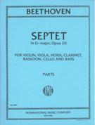 Septet In Eb Major, Op. 20 : For Violin, Viola, Violoncello, Bass, Clarinet, Bassoon and Horn.
