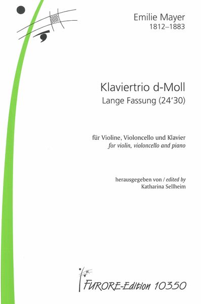 Klaviertrio D-Moll - Lange Fassung : Für Violine, Violoncello und Klavier / Ed. Katharina Sellheim.