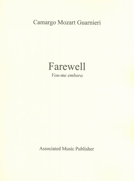 Farewell : For Voice and Piano (1948).