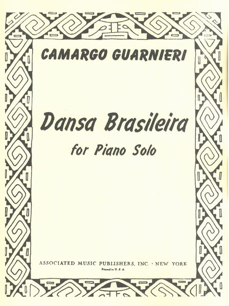 Dansa Brasileira : For Piano Solo.