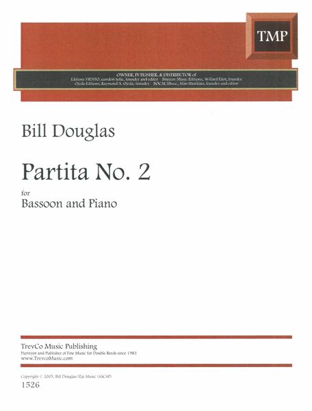 Partita No. 2 : For Bassoon and Piano.