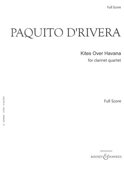 Kites Over Havana : For Clarinet Quartet.