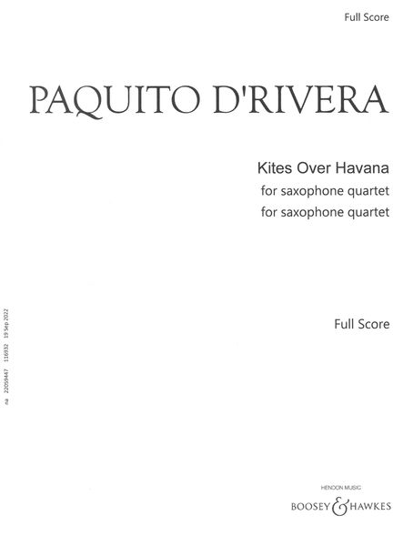 Kites Over Havana : For Saxophone Quartet.