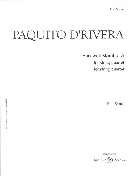 A Farewell Mambo : For String Quartet.