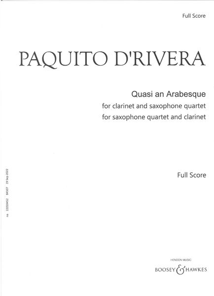 Quasi An Arabesque : For Clarinet and Saxophone Quartet.