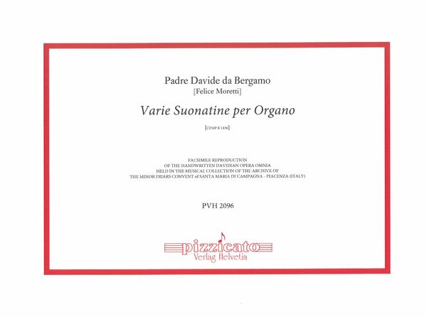 Varie Suonatine Per Organo, Cfmp.R 1436.