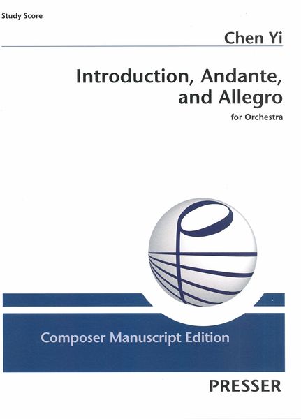 Introduction, Andante and Allegro : For Orchestra (2018).