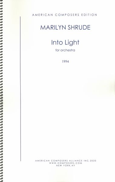 Into Light : For Orchestra (1994).