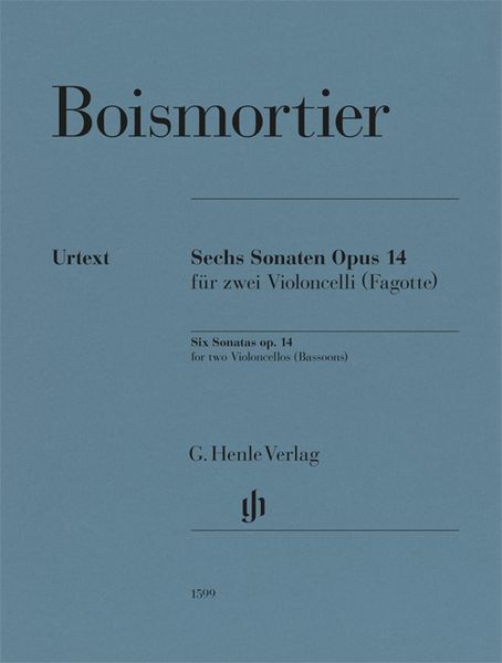 Sechs Sonaten, Op. 14 : Für Zwei Violoncelli (Fagotte) / edited by Tabea Umbreit.
