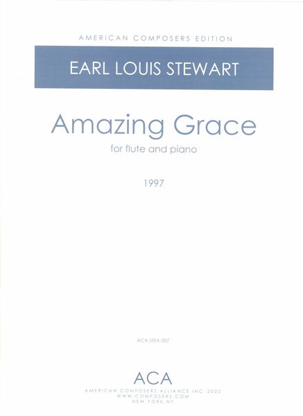 Amazing Grace : For Flute and Piano (1997).