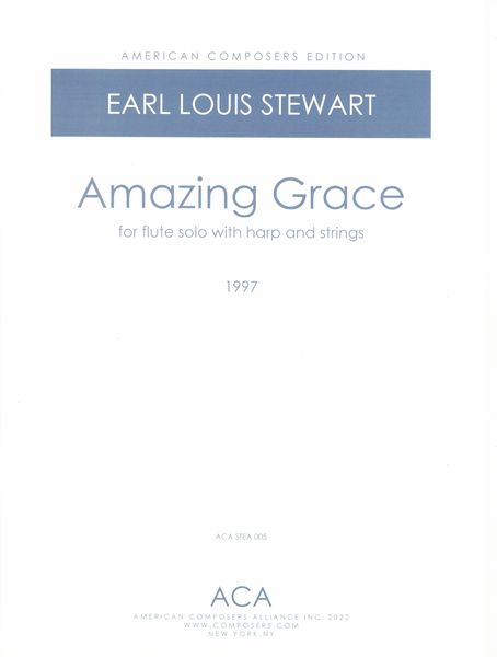 Amazing Grace : For Flute, Harp and Strings (1997).