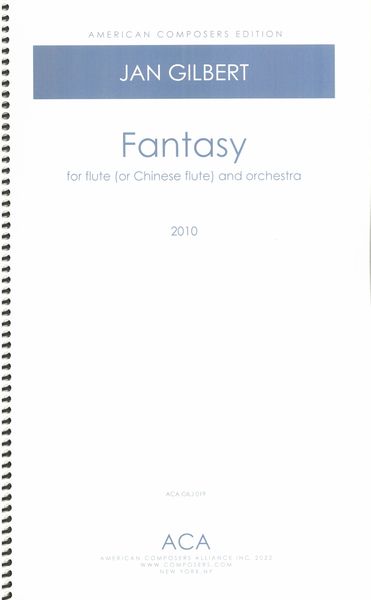 Fantasy : For Flute (Or Chinese Flute) and Orchestra (2010).