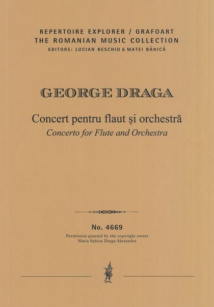 Concerto : For Flute and Orchestra.