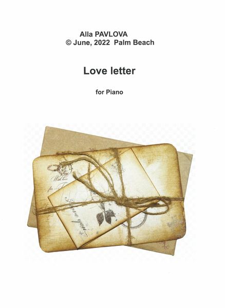 Love Letter : For Solo Piano (2022).