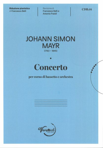 Concerto : Per Corno Di Bassetto E Orchestra - Piano reduction.