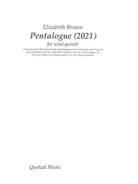 Pentalogue : For Wind Quintet (2021) [Download].