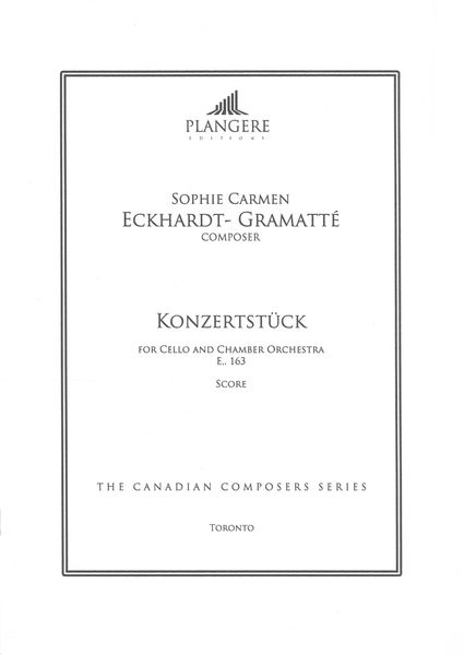 Konzertstück, E. 163 : For Cello and Orchestra / edited by Brian McDonagh.