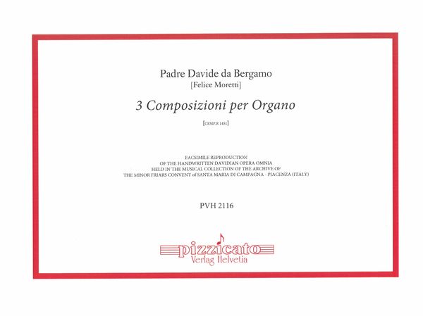 3 Composizioni Per Organo, Cfmp.R 1451.