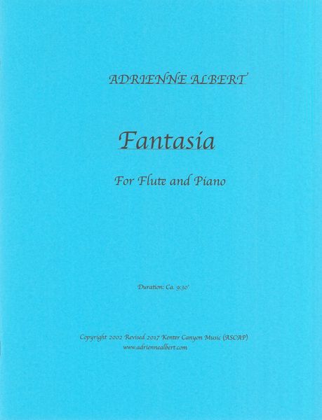 Fantasia : For Flute and Piano.