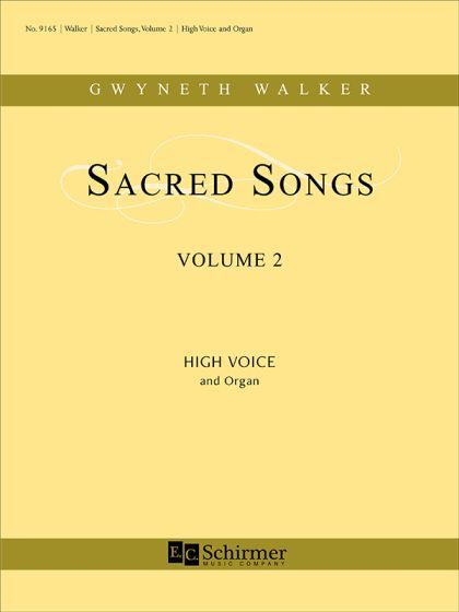 Sacred Songs, Volume 2 : For High Voice and Organ [Download].