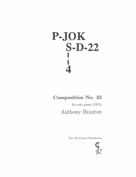 Composition No. 33 : For Piano (1974).