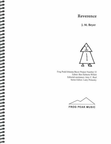 Reverence : For Wind Ensemble / edited by Ben Siebertz-Willet.