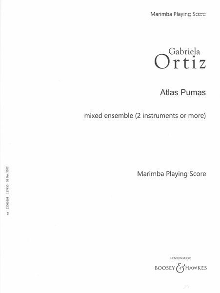 Atlas Pumas : For Violin and Marimba (1996).