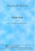 Requiem, Op. 9 : For Soli, Chorus, Orchestra and Organ.