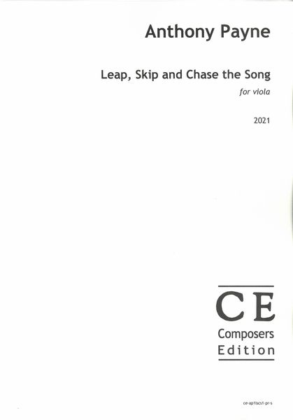 Leap, Skip and Chase The Song : For Viola (2021).