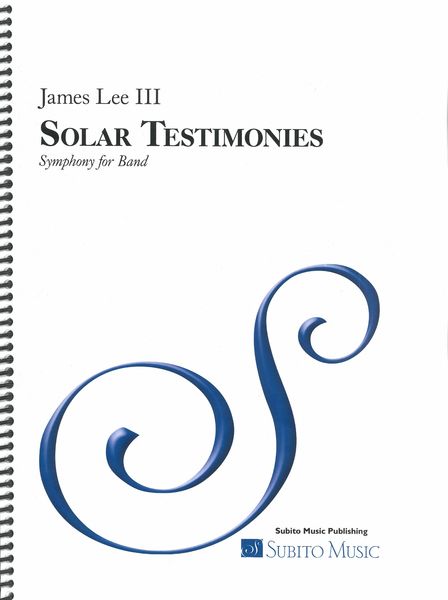 Solar Testimonies : Symphony For Band (2021).