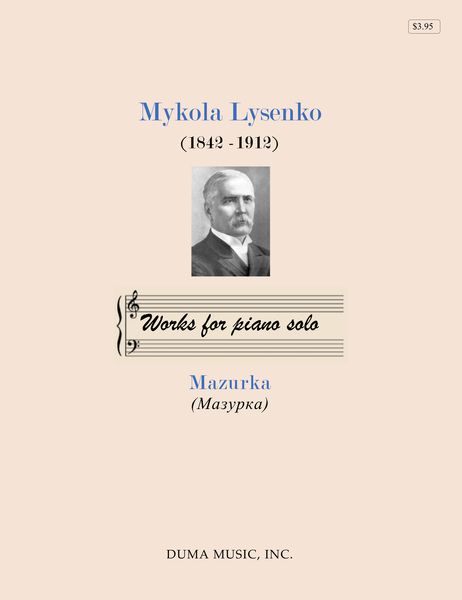 Mazurka : For Piano Solo.
