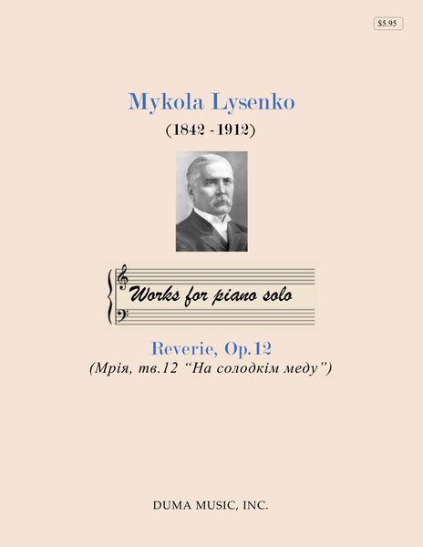 Reverie, Op. 12 (Mrlya) : For Piano Solo.