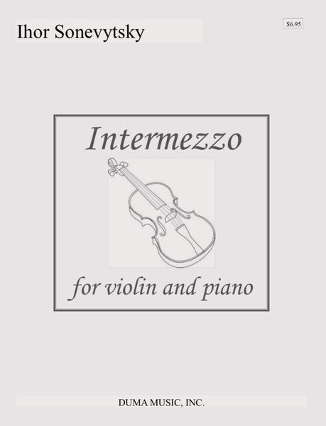 Intermezzo : For Violin and Piano.