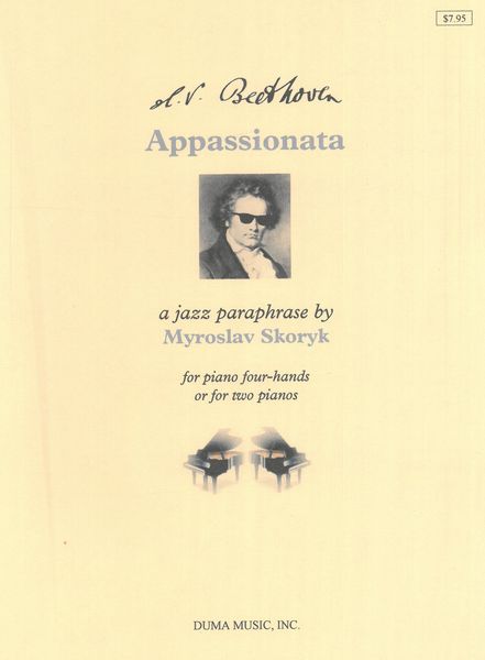 Appassionata - A Jazz Paraphrase : For Piano Duet.