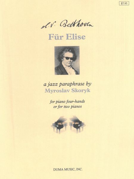 Für Elise - A Jazz Paraphrase : For Piano Duet.