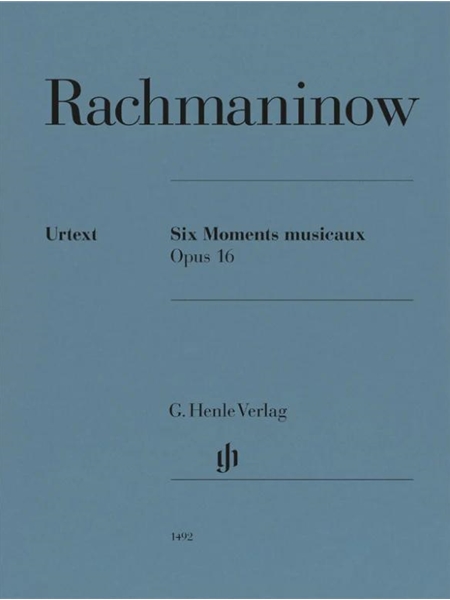 Six Moments Musicaux, Op. 16 : For Piano / edited by Dominik Rahmer.