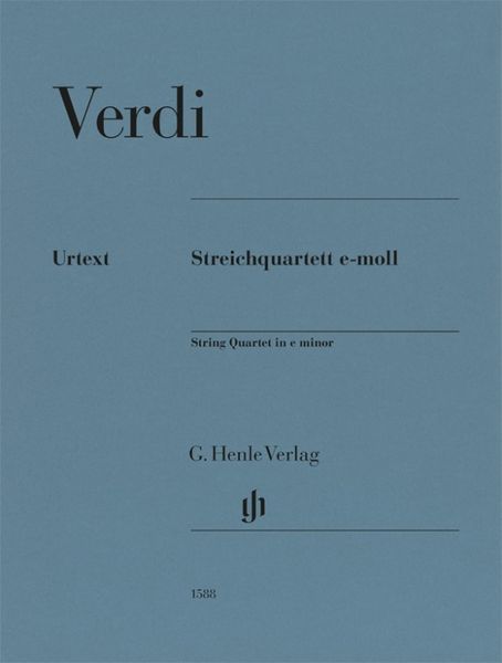 Streichquartett E-Moll / edited by Anselm Gerhard.