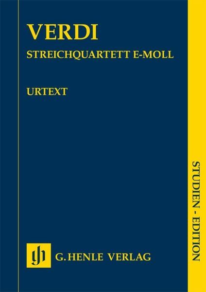 Streichquartett E-Moll / edited by Anselm Gerhard.